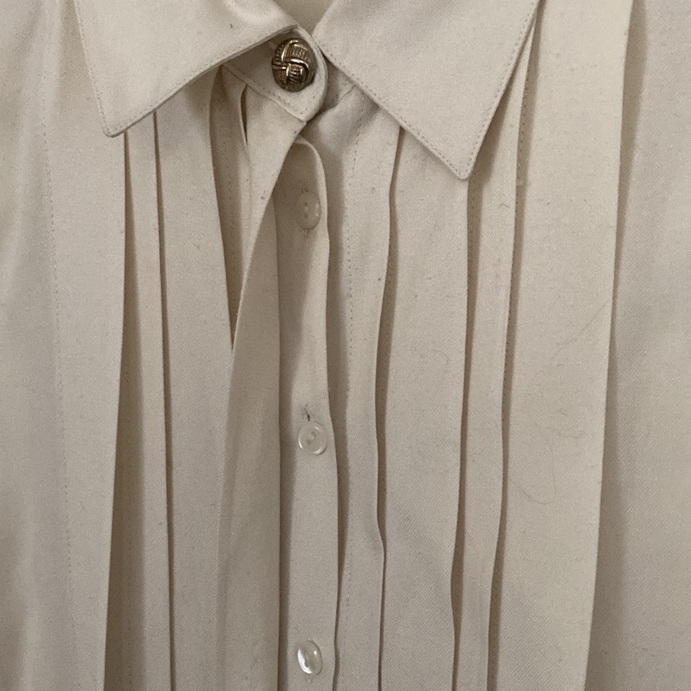Talbots Cream Button-Down - image 3
